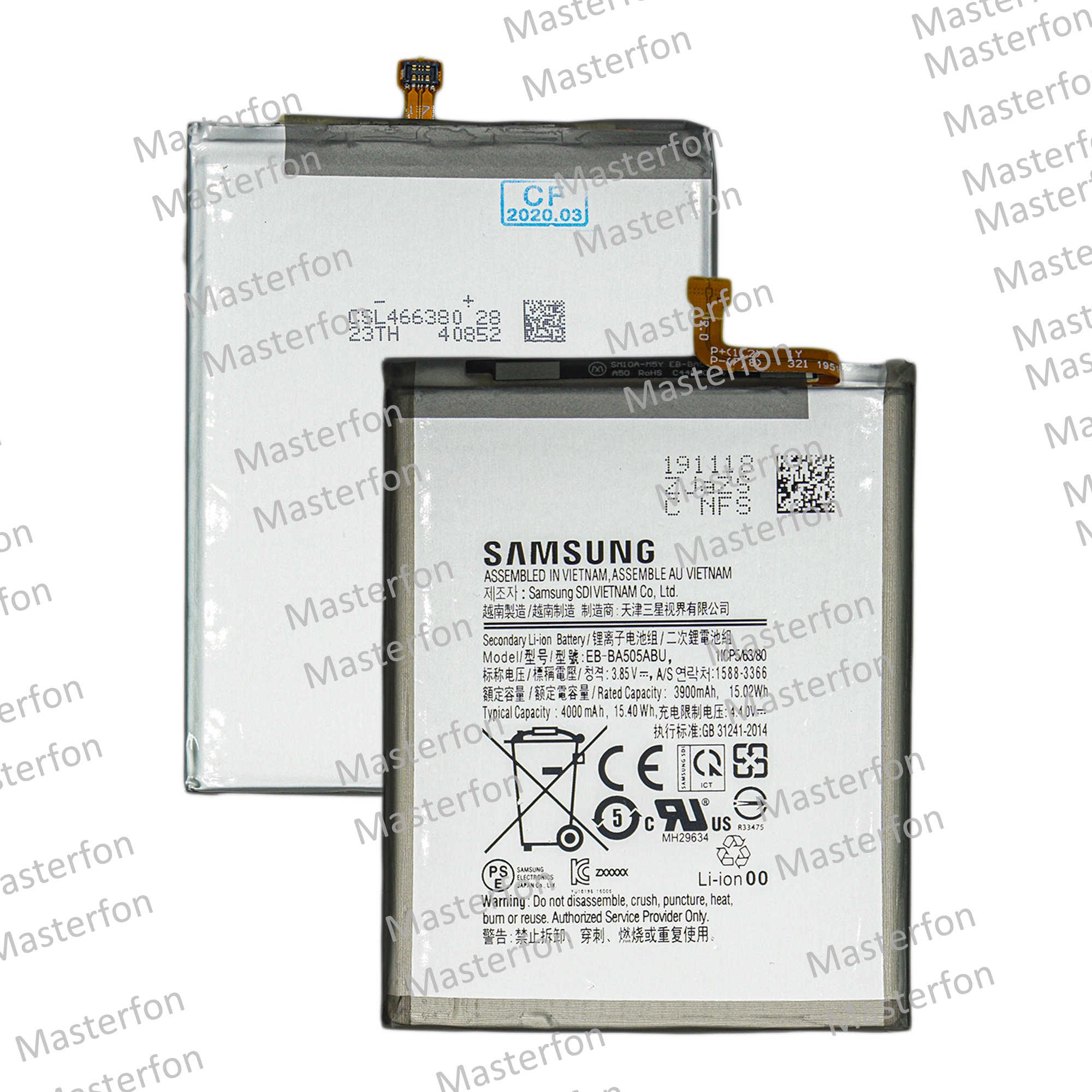 Аккумулятор Samsung A20 SM-A205 / A30 SM-A305 / A50 SM-A505 / original