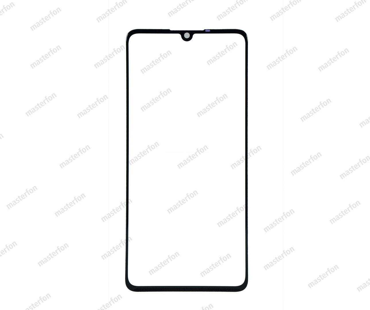 Стекло для переклейки Huawei P30 черное