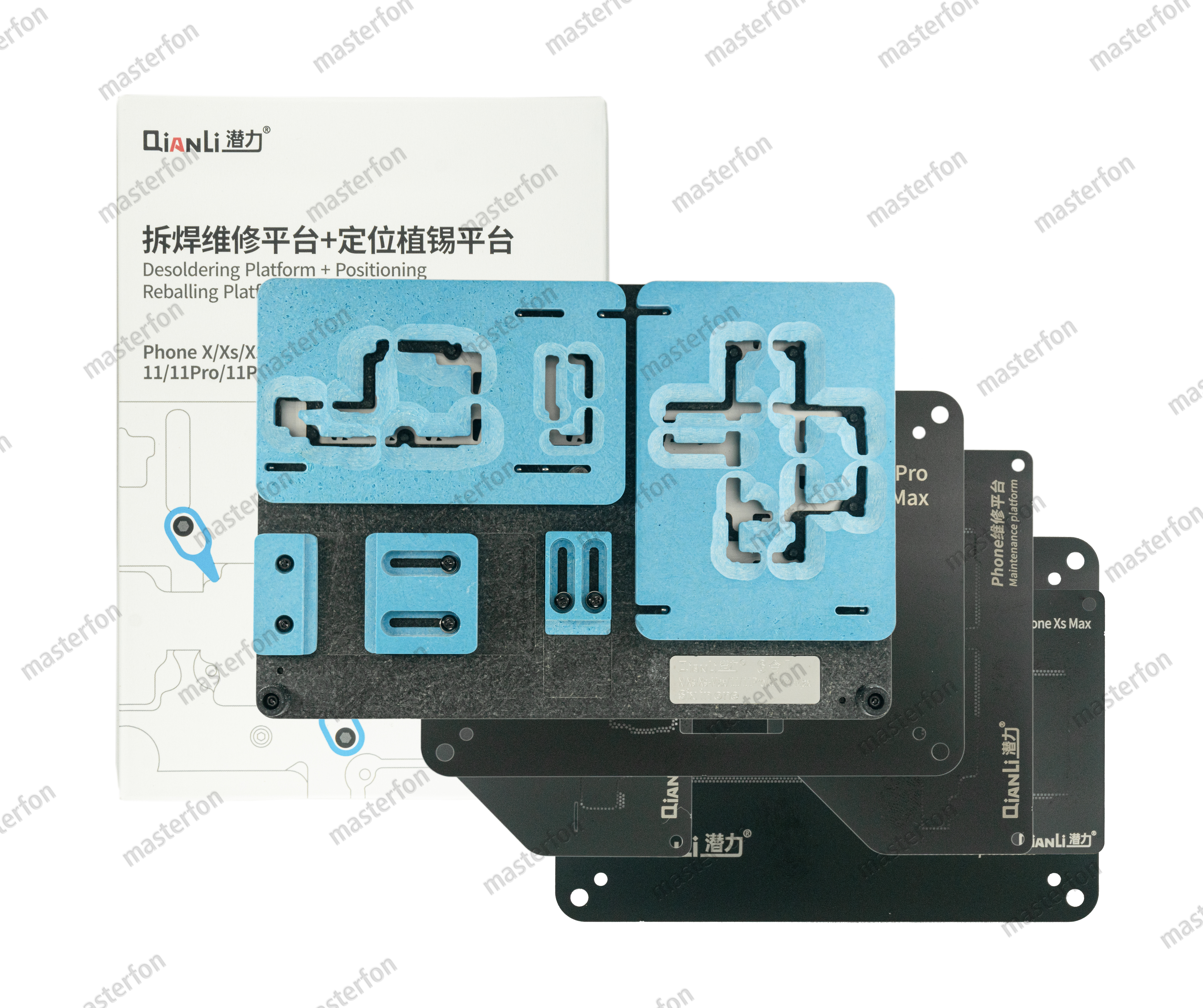 Платадержатель QianLi 6в1 для iPhone X / XS / XS Max / 11 / 11 Pro / 11 Pro Max