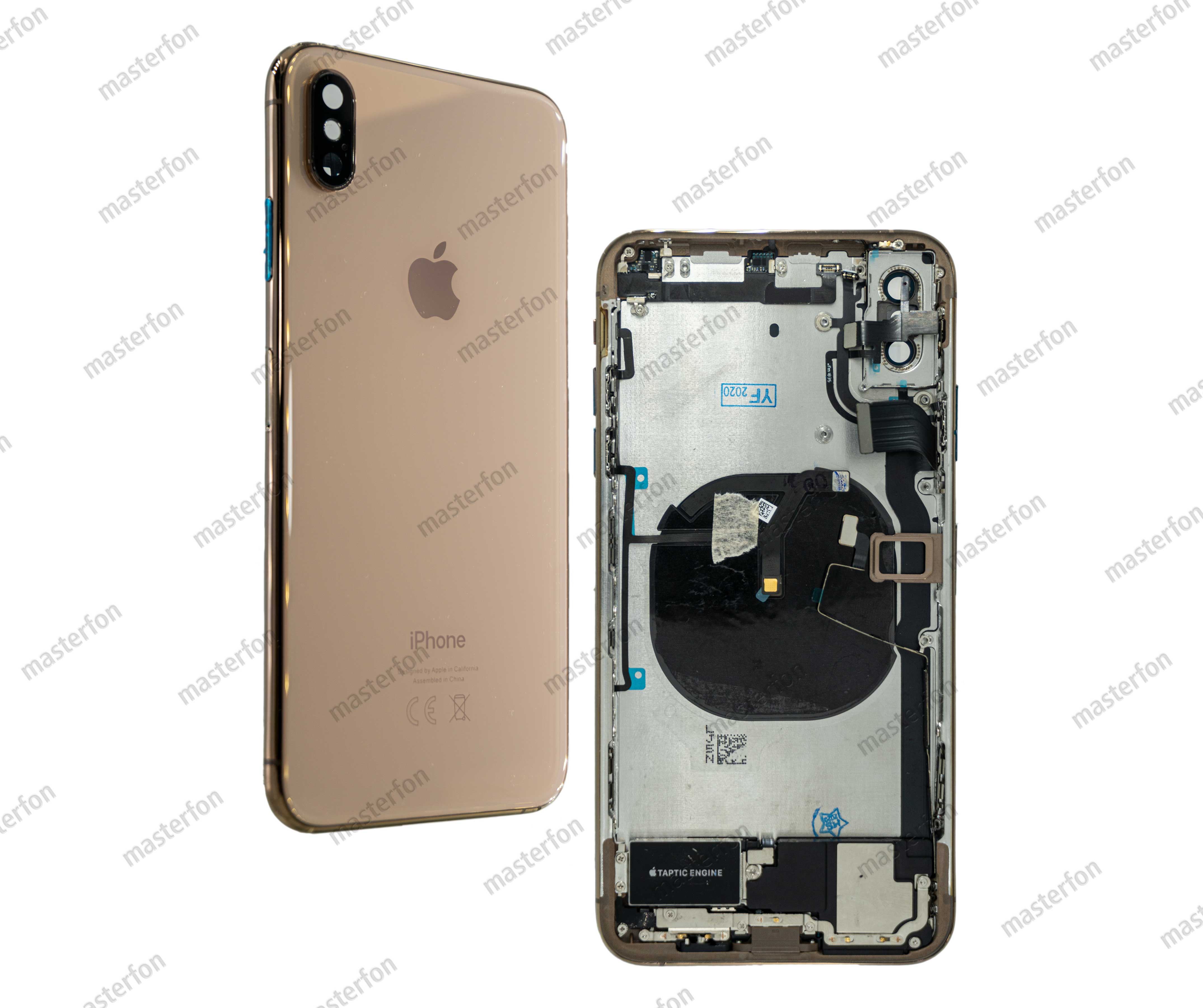 Корпус iPhone XS Max (в сборе со шлейфами) / AAA / золото
