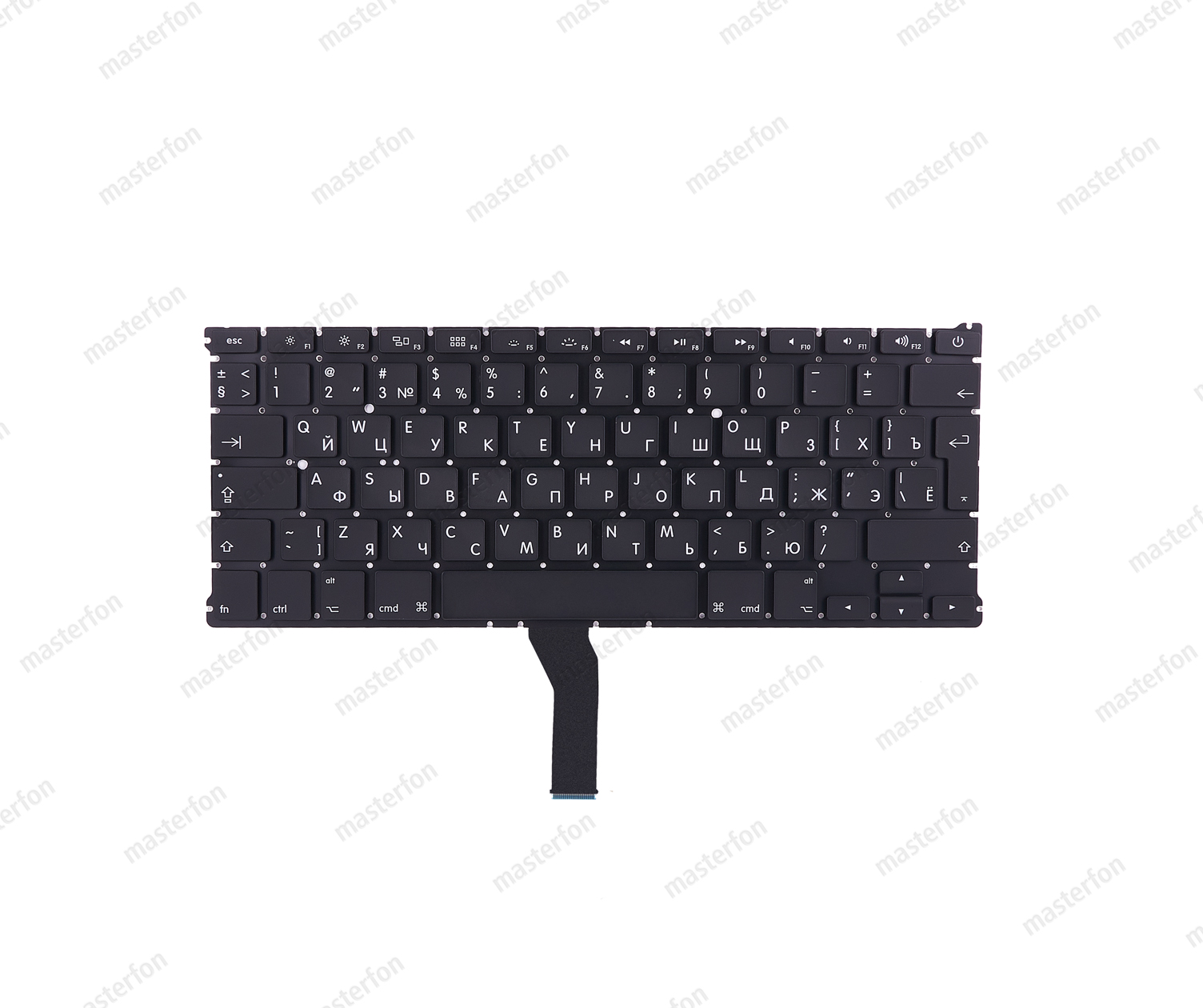 Клавиатура MacBook Air 13 A1369 A1466 Mid 2011 - Mid 2017 Г-образный Enter RUS РСТ / OEM оригинал