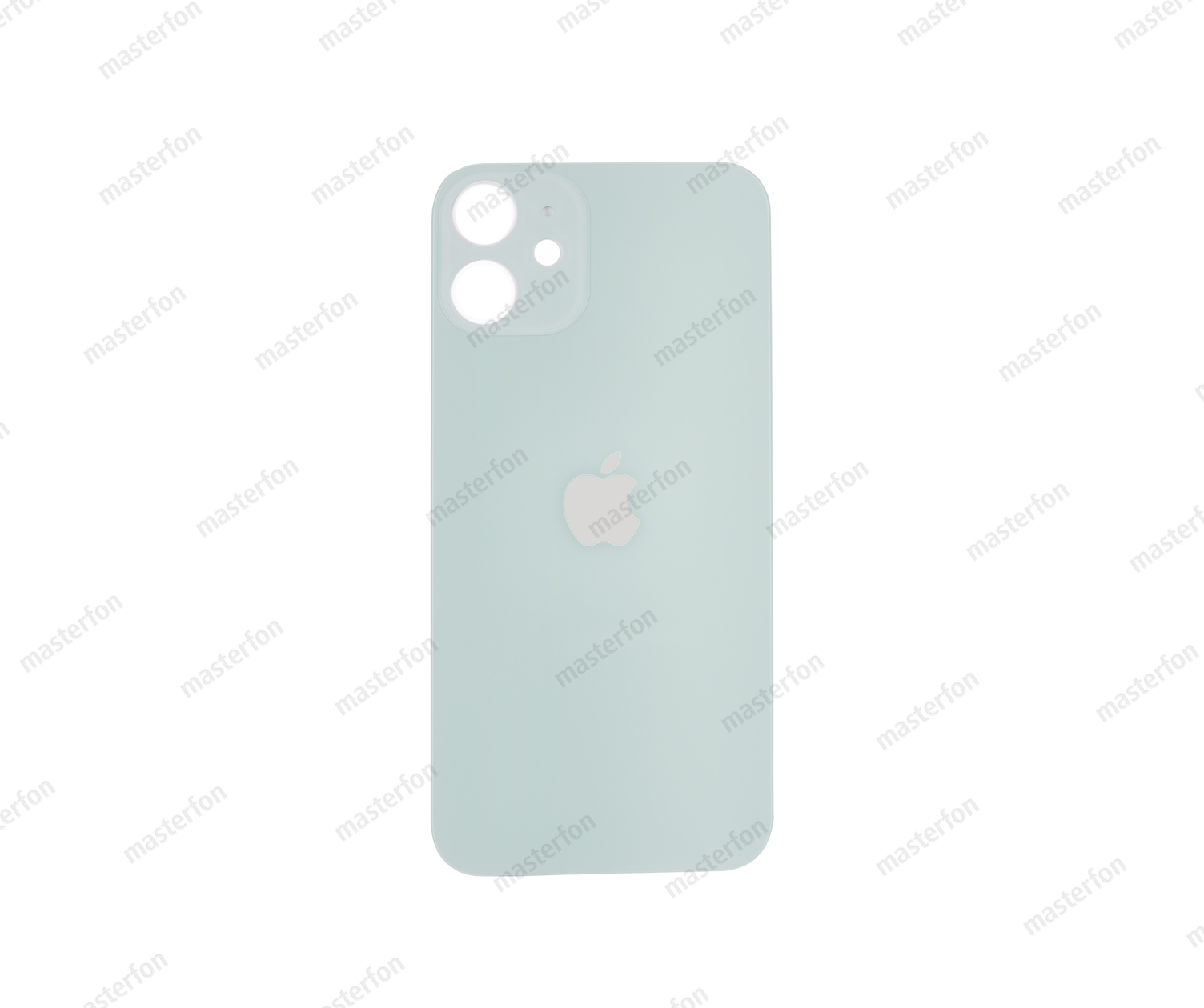 Заднее стекло iPhone 12 mini (с увеличенными отверстиями) зеленое