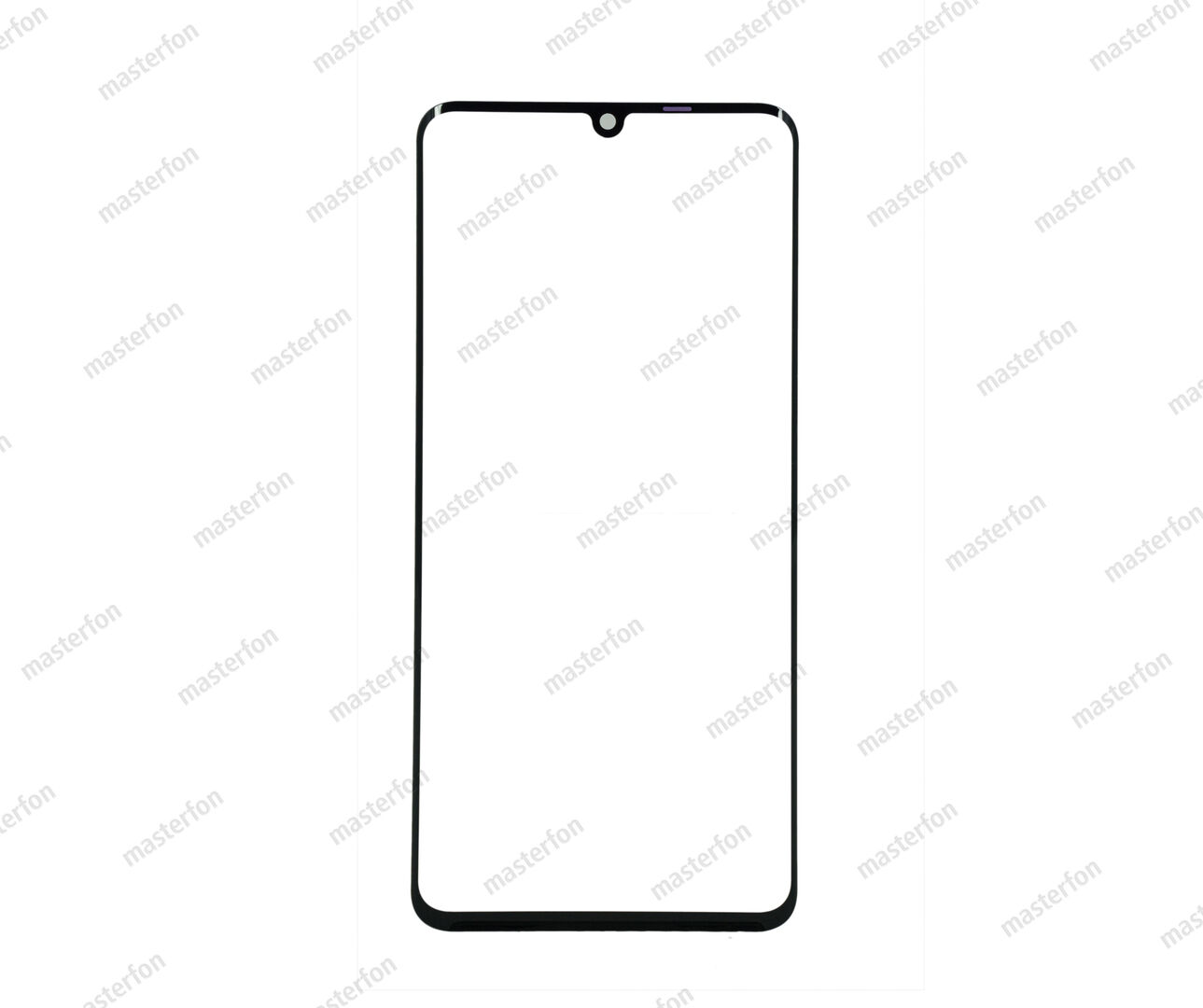 Стекло для переклейки Huawei P30 Pro черное