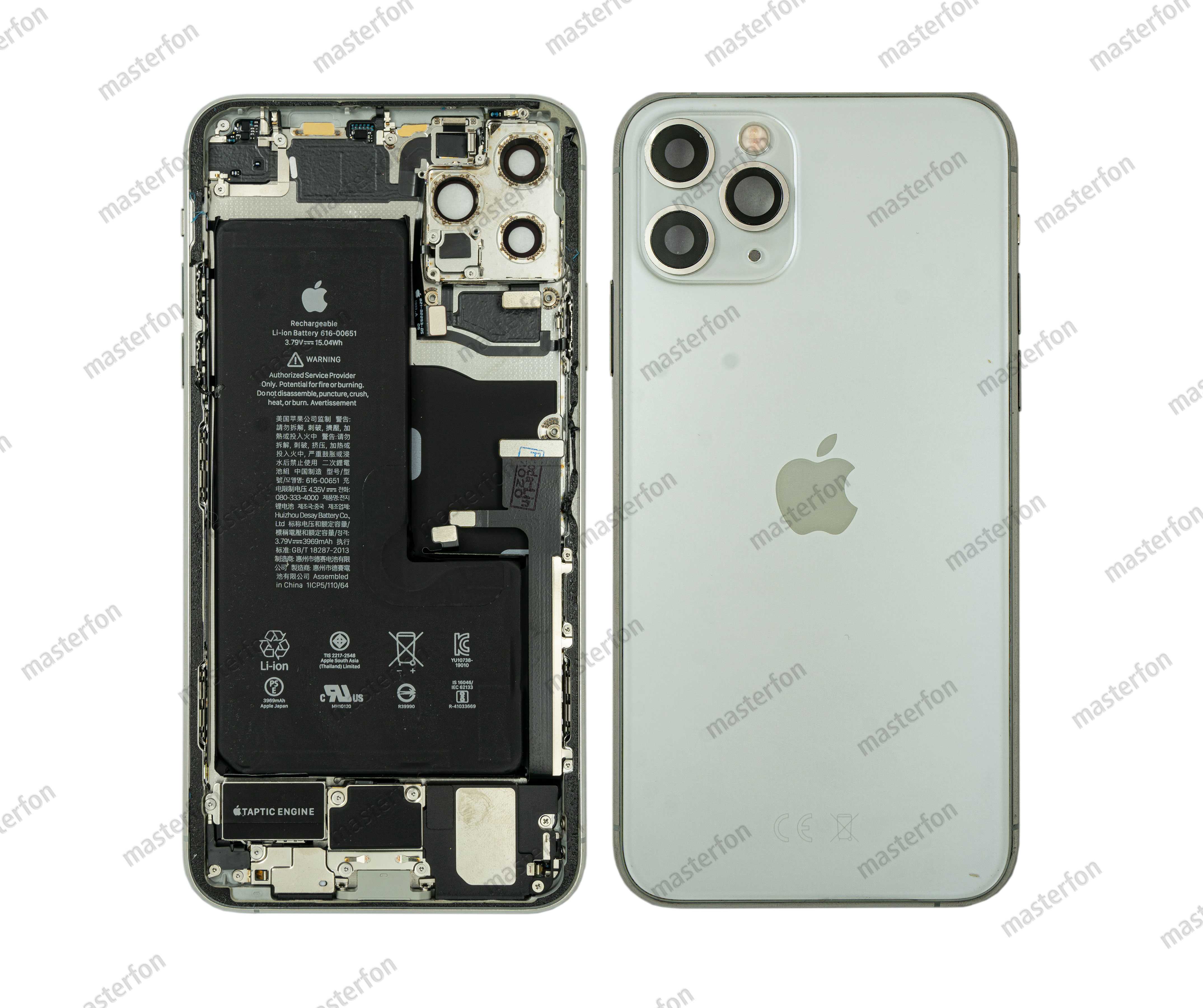 Корпус iPhone 11 Pro Max CE EU РСТ (в сборе) / original / белый